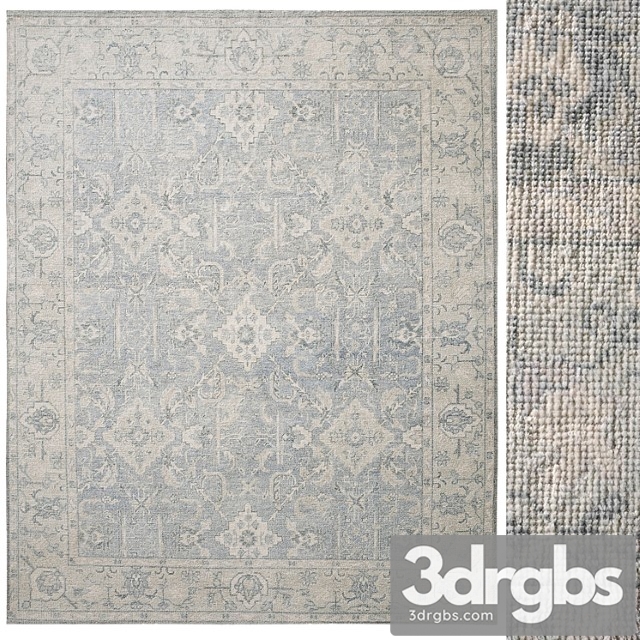 Allegra Hand Knotted Wool Rug 2