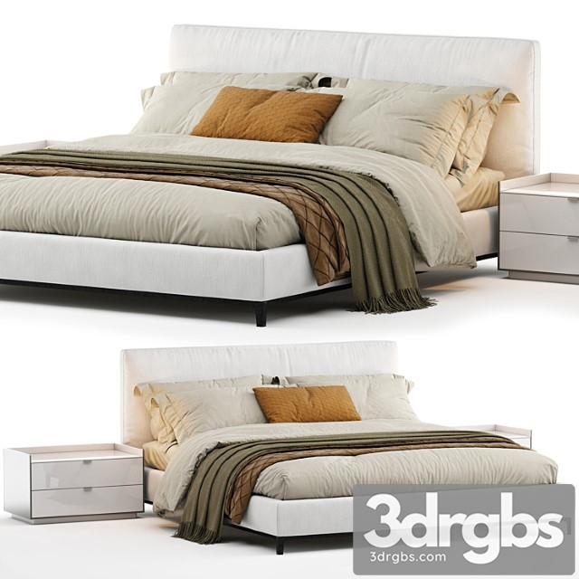 Bed minotti andersen