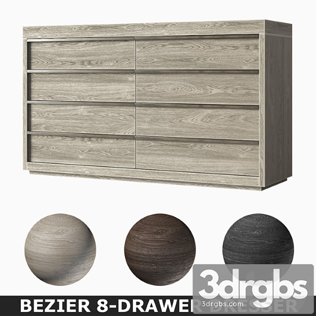 Bezier 8-drawer dresser 2