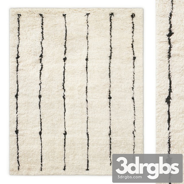 Corsivo hand-knotted wool rug rh