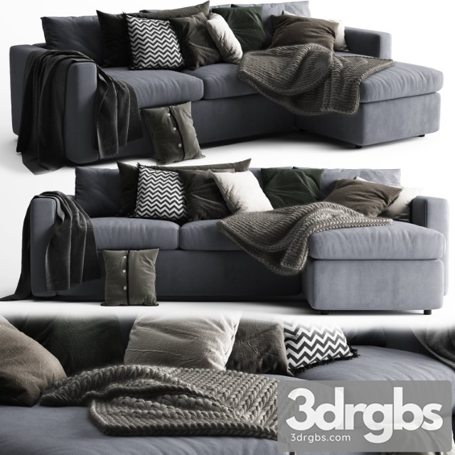 Ikea Vimle Chaise Longue Sofa Scandinavian Set