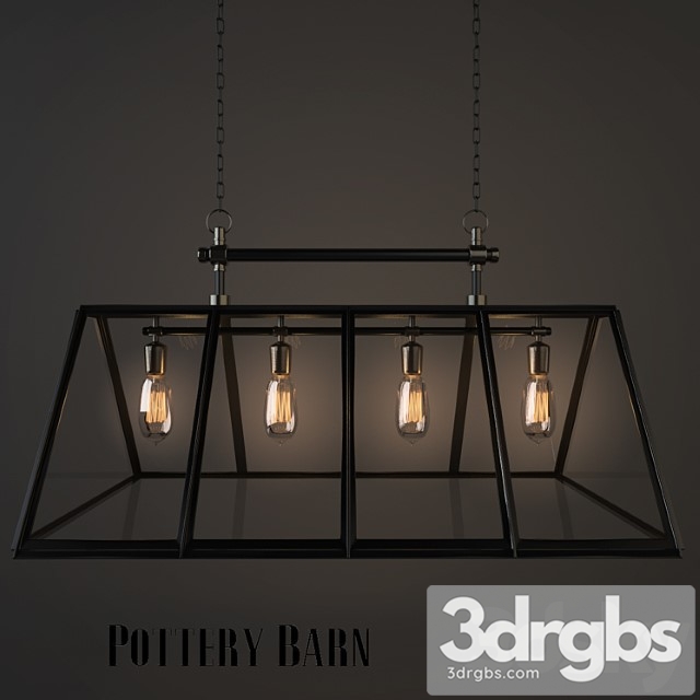 Pottery Barn Greenhouse Chandelier