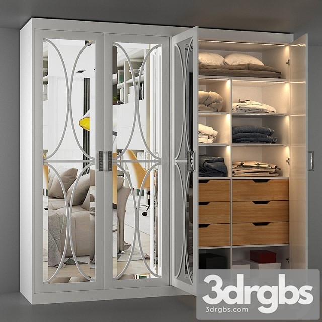 Wardrobe with filling