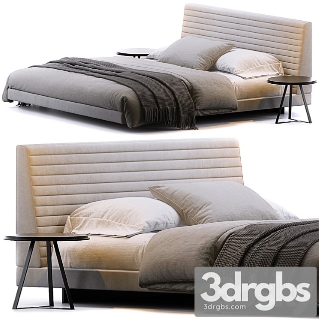 Roger bed by Minotti