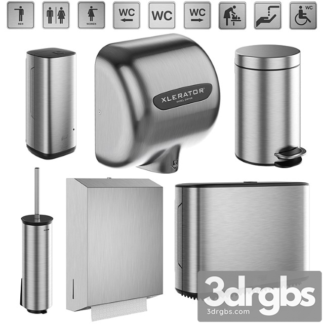 Accessories For Public Toilets Set 151 Part 1