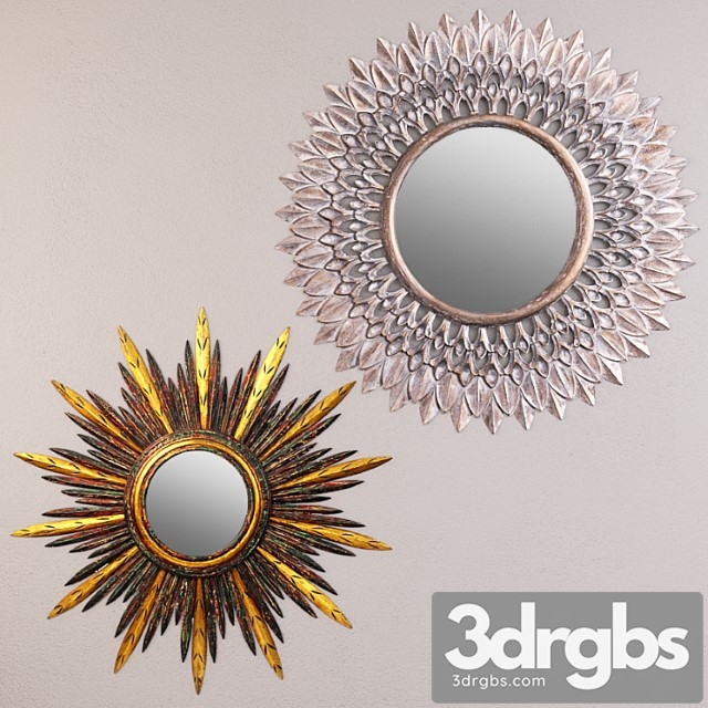 Sunburst & starburst mirrors