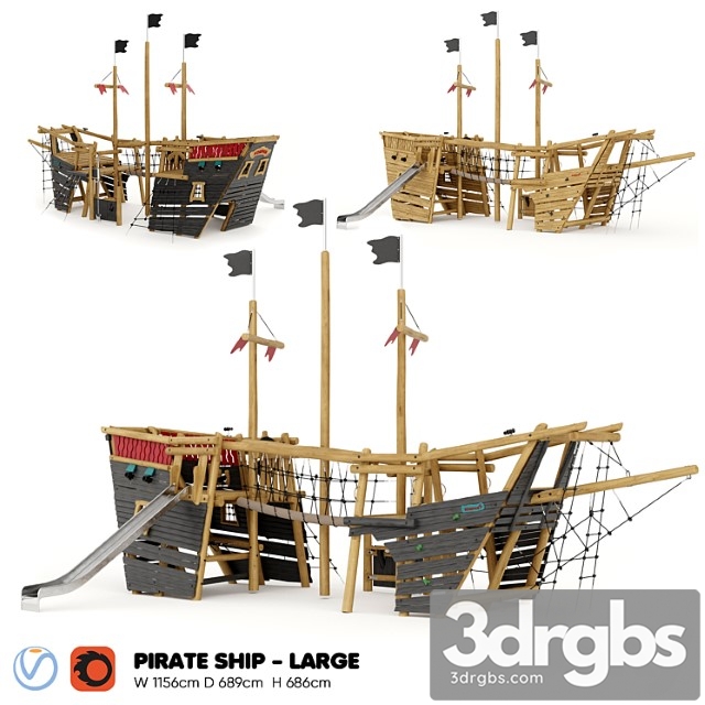 Kompan pirate ship large