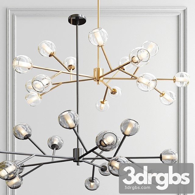 Dainolite horizontal chandelier