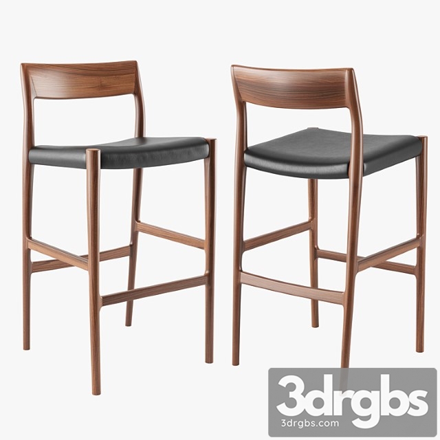 Moller model 77b bar stool 2