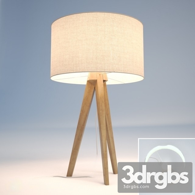 Tripod Ash Table Lamp