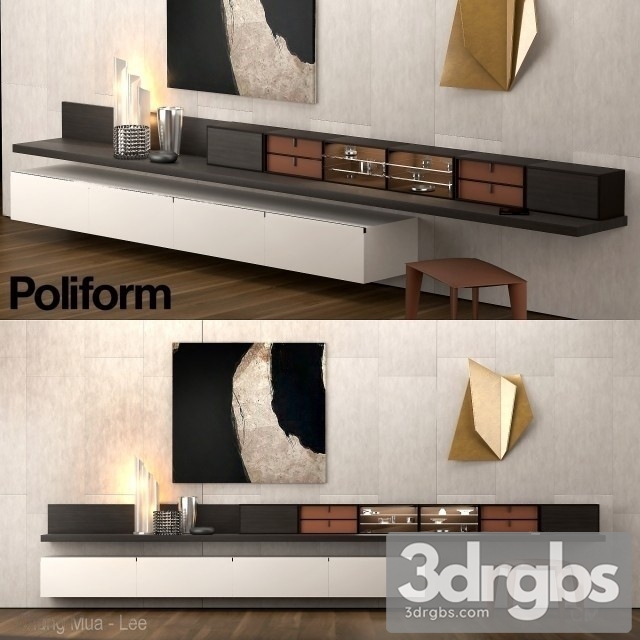 Poliform Display Cabinet
