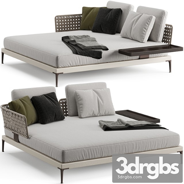 Minotti patio day bed