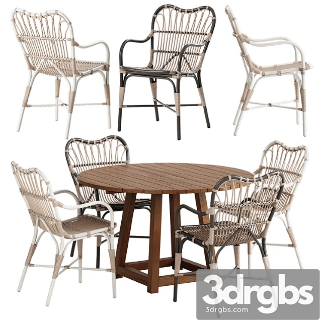 Sika design margret chair george table set 2