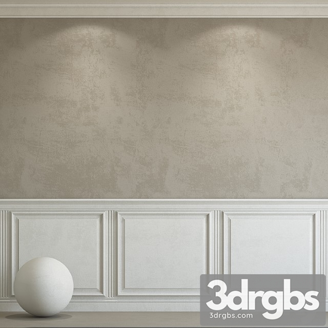 Decorative plaster with molding 98