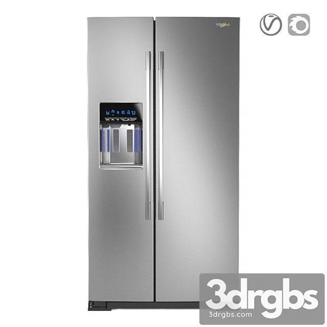 Side-by-side refrigerator whirlpool wrsa88fihz