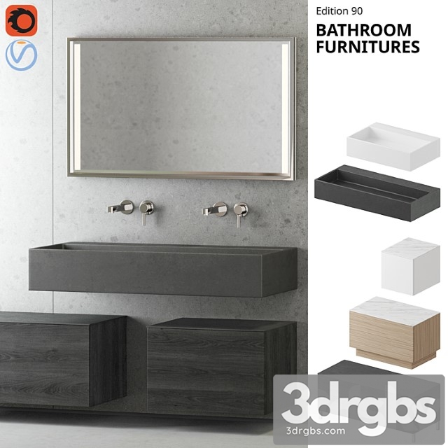 Furniture for Bathroom Keuco Edition 90