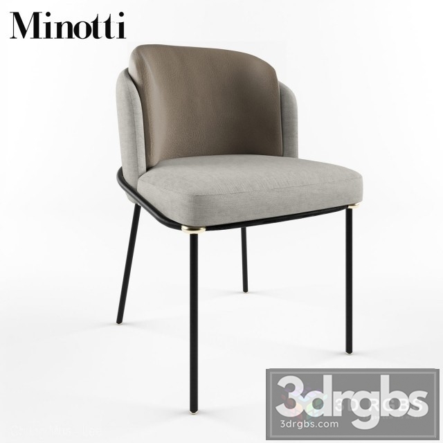 Minotti Final Fill Noir Chair