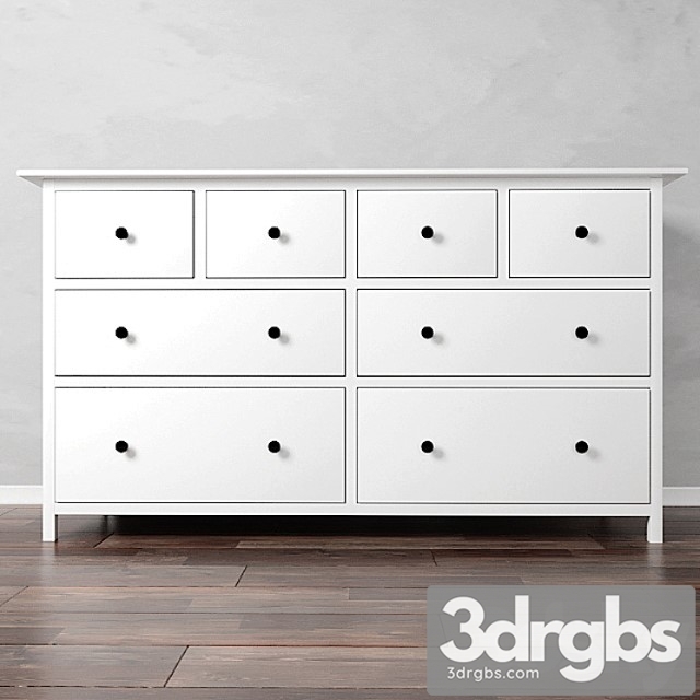 Chest of drawers ikea hemnes with 8 drawers 2