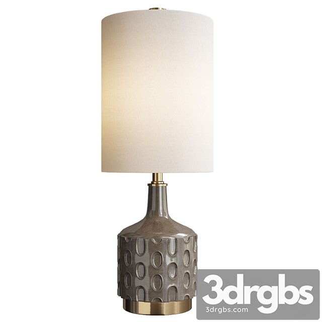 Uttermost darrin gray table lamp