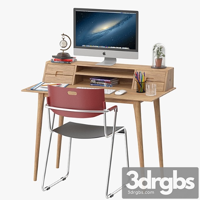 Scandinavian style desk 2