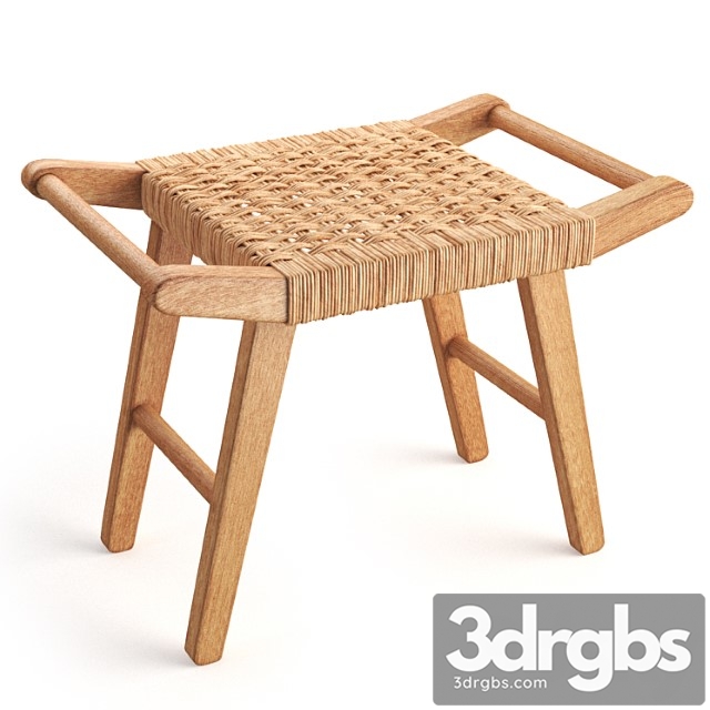 H&m home straw-seat stool