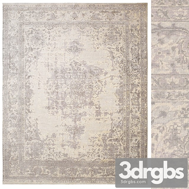 Oudrey hand-knotted wool rug