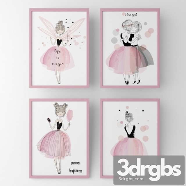 Posters For Children Fairy Girls