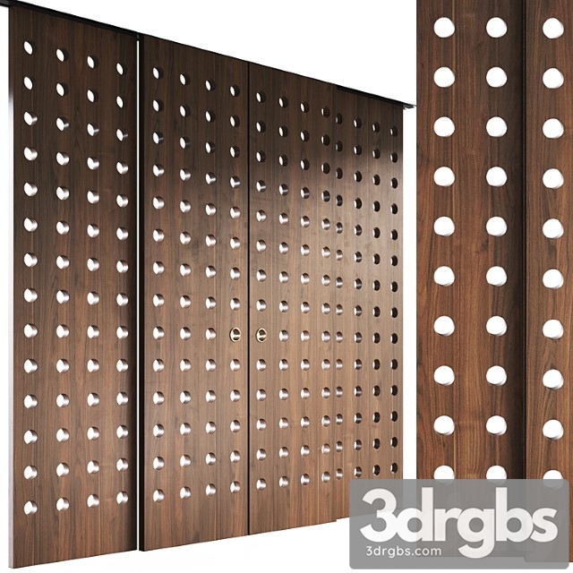 Decorative sliding partition mobius