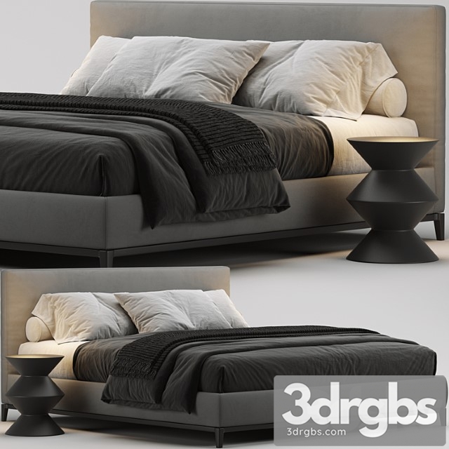 Minotti andersen bed 2