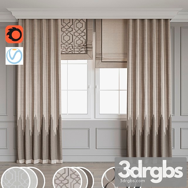 Set of curtains 93