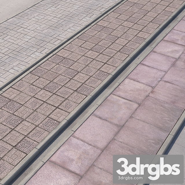 Paving 3 Variants of Pavement with Road Set 3