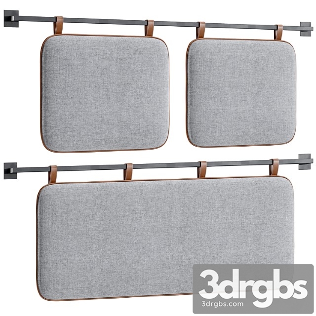 Hanging pillow headboard set 4