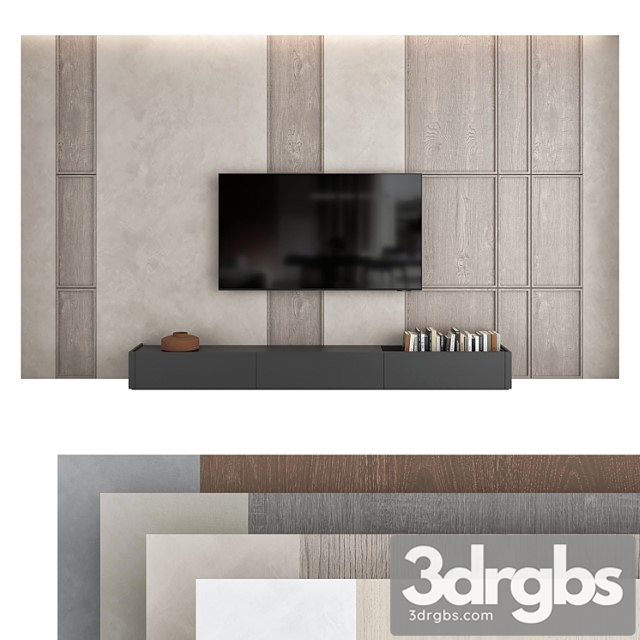 Tv wall set 09