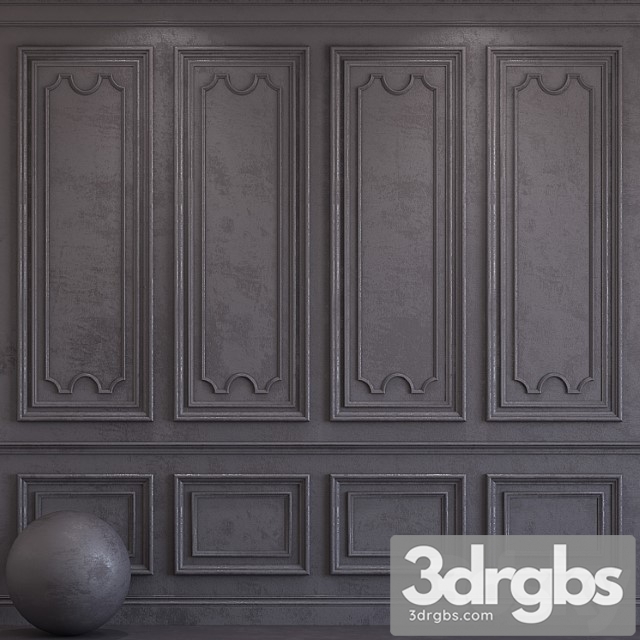 Decorative plaster with molding 35