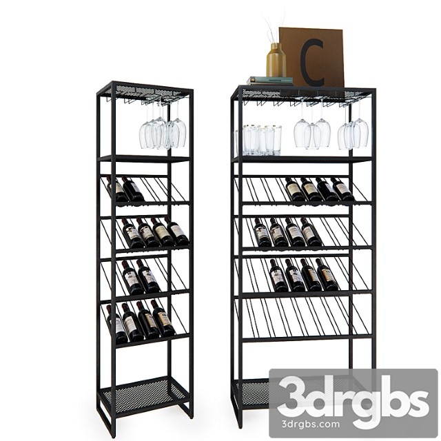 Zuiver cantor wine rack