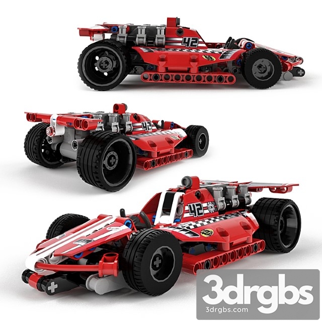 Toy Lego Technic Race Car