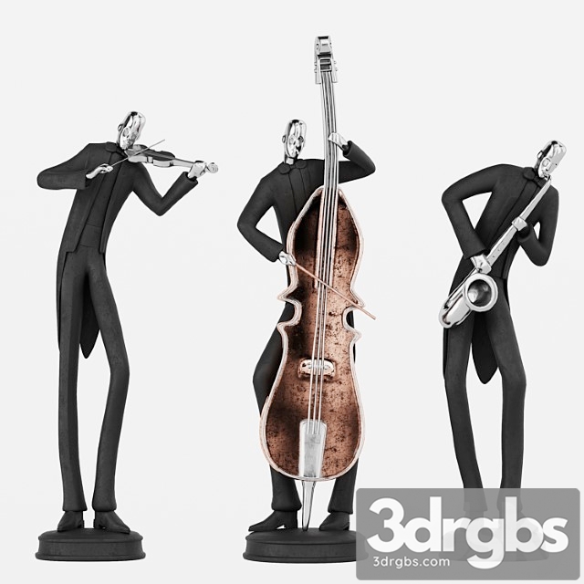 Uttermost musicians decorative figurines