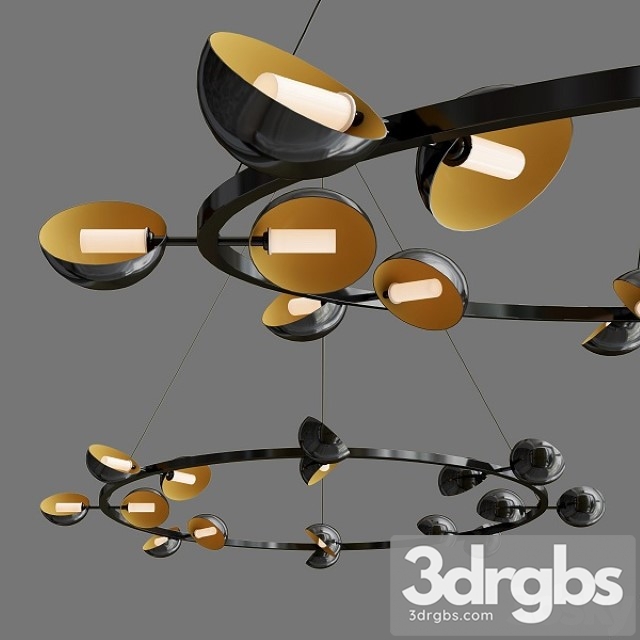 JBS Avion Round 16 Light Chandelier