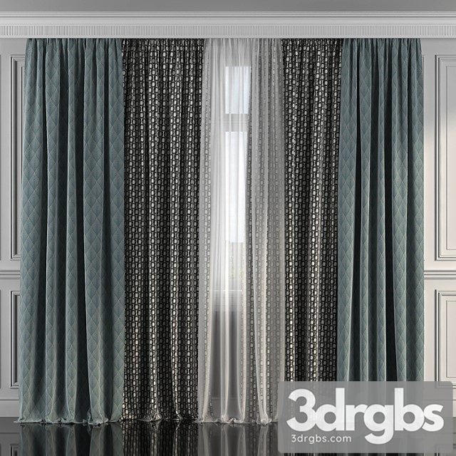 Curtains with window 286