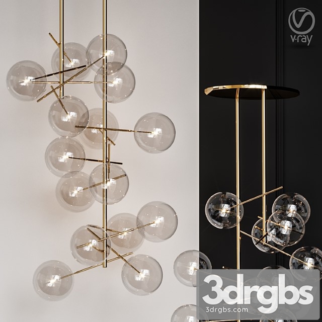 Gallotti & radice bolle pendant light by massimo castagna