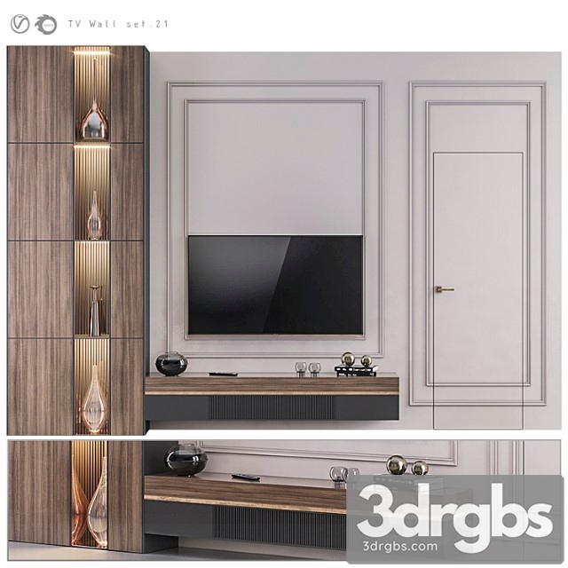 Tv wall set 21