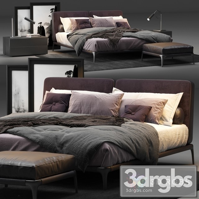 Poliform Park Uno Bed