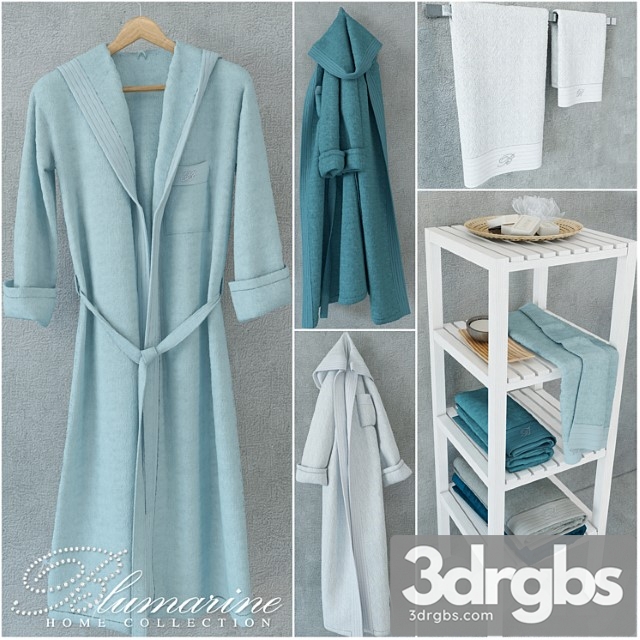 Blumarine Home Collection of Towels and Bathrobes