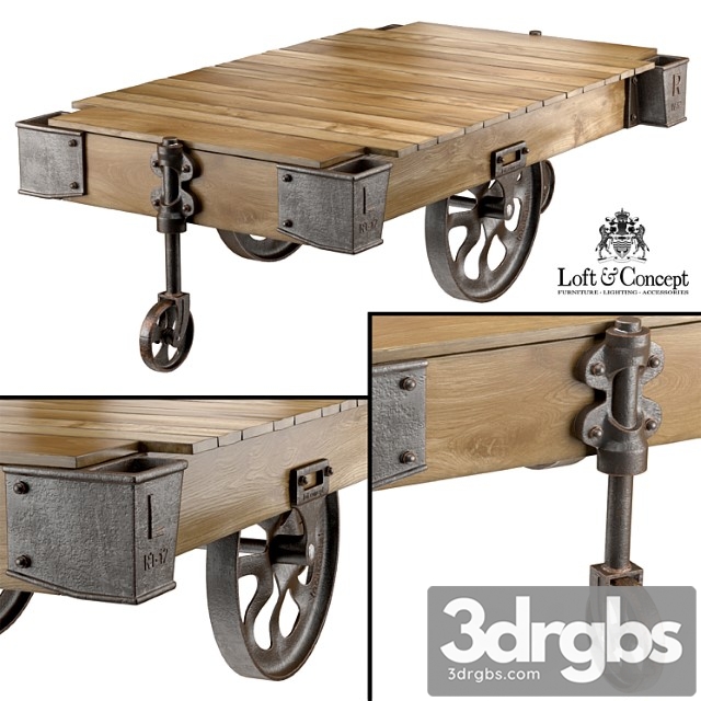 Factory Cart Coffee Table