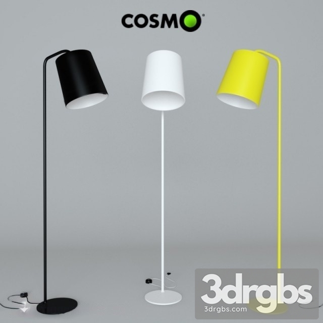 Cosmo Hide Floor Lamp