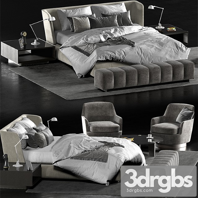 Minotti Creed Bed Minotti Jacques Chair