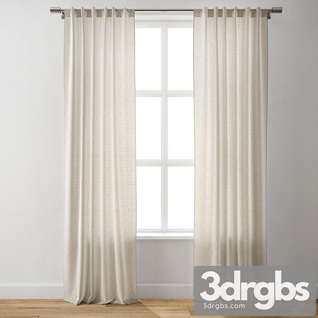 European flax linen curtain - west elm