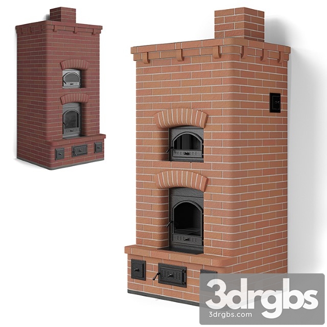 Wood Stove Fireplace Stove Brick With Bread Chamber