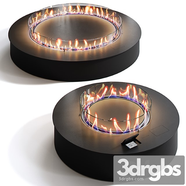 Biofireplaces Smartfire Round From Biograte 1