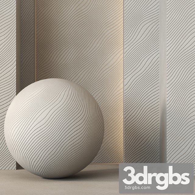 Decorative plaster wall texture - 4k - seamless_1